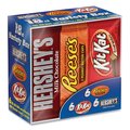 Hersheys Full Size Chocolate Candy Bar Variety Pack, Assorted 1.5 oz Bar, PK18 40597